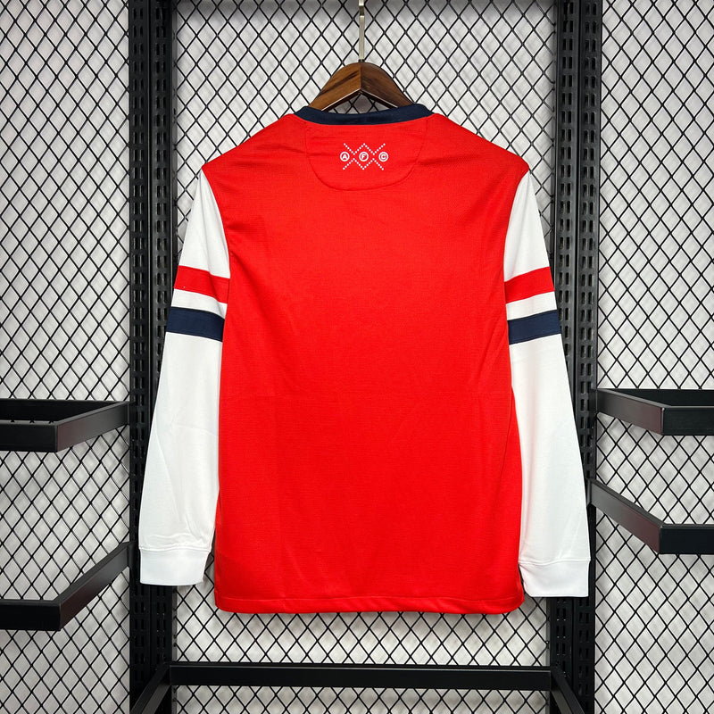 Camisa Arsenal Titular 12/13 - Versão Retro Manga Comprida